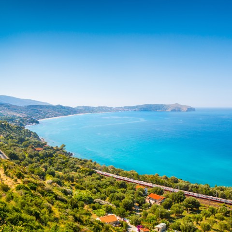 Togrejse fra Salerno til Catania