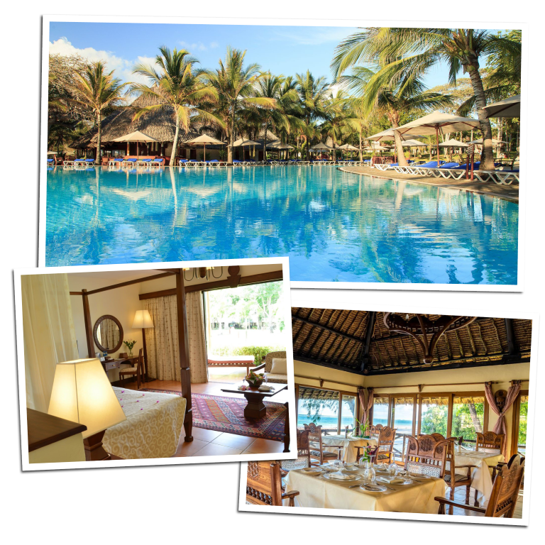 Overnatning Diani Beach