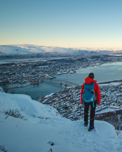 Udsigt over Tromsø fra Fjellheisen