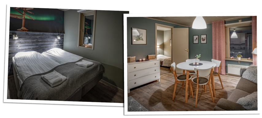 Overnatning på Brändön Lodge, Sverige