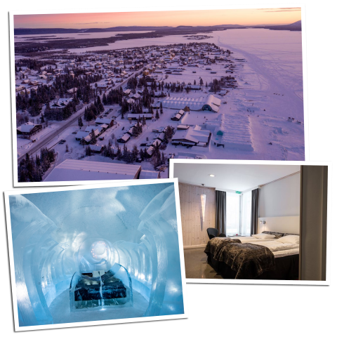 Tilkøb overnatning på ishotel i Kiruna