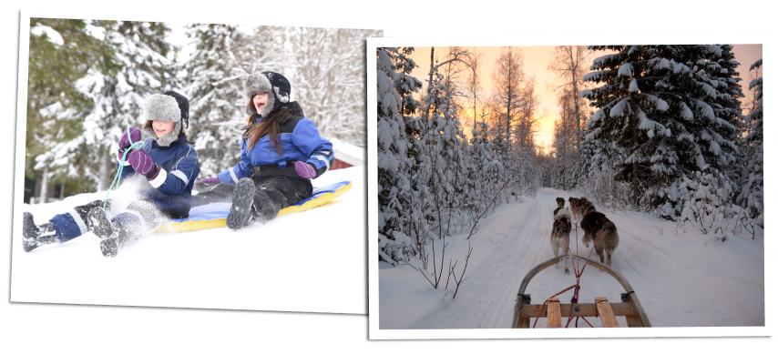 Vinter i Lapland