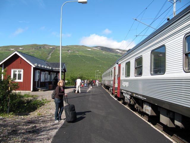 Med tog fra Abisko til Narvik