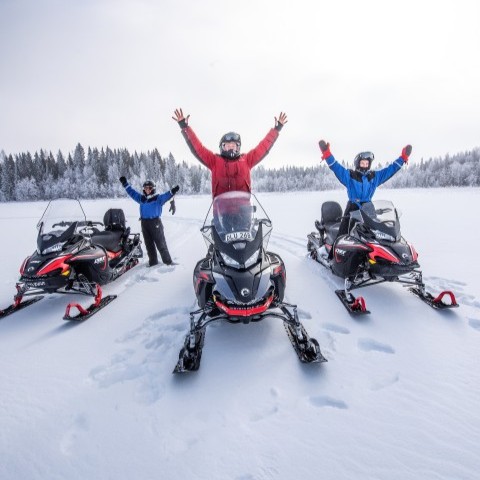 Snescooter i Lapland Snescooter i Lapland