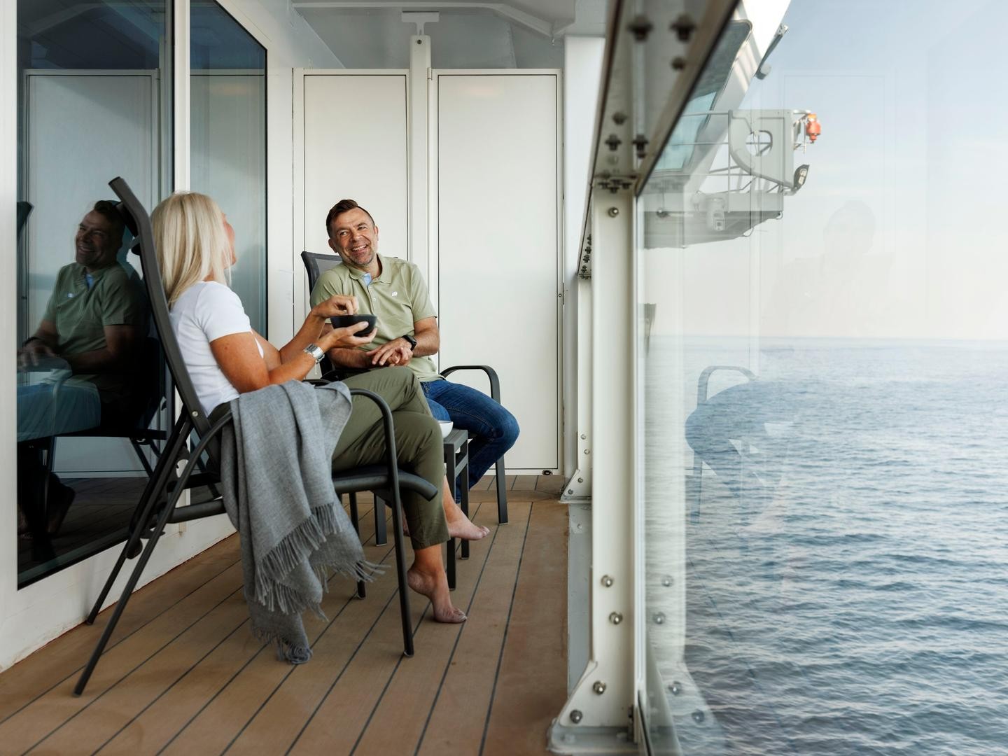 Balcony Deluxe kahyt på MS Havila