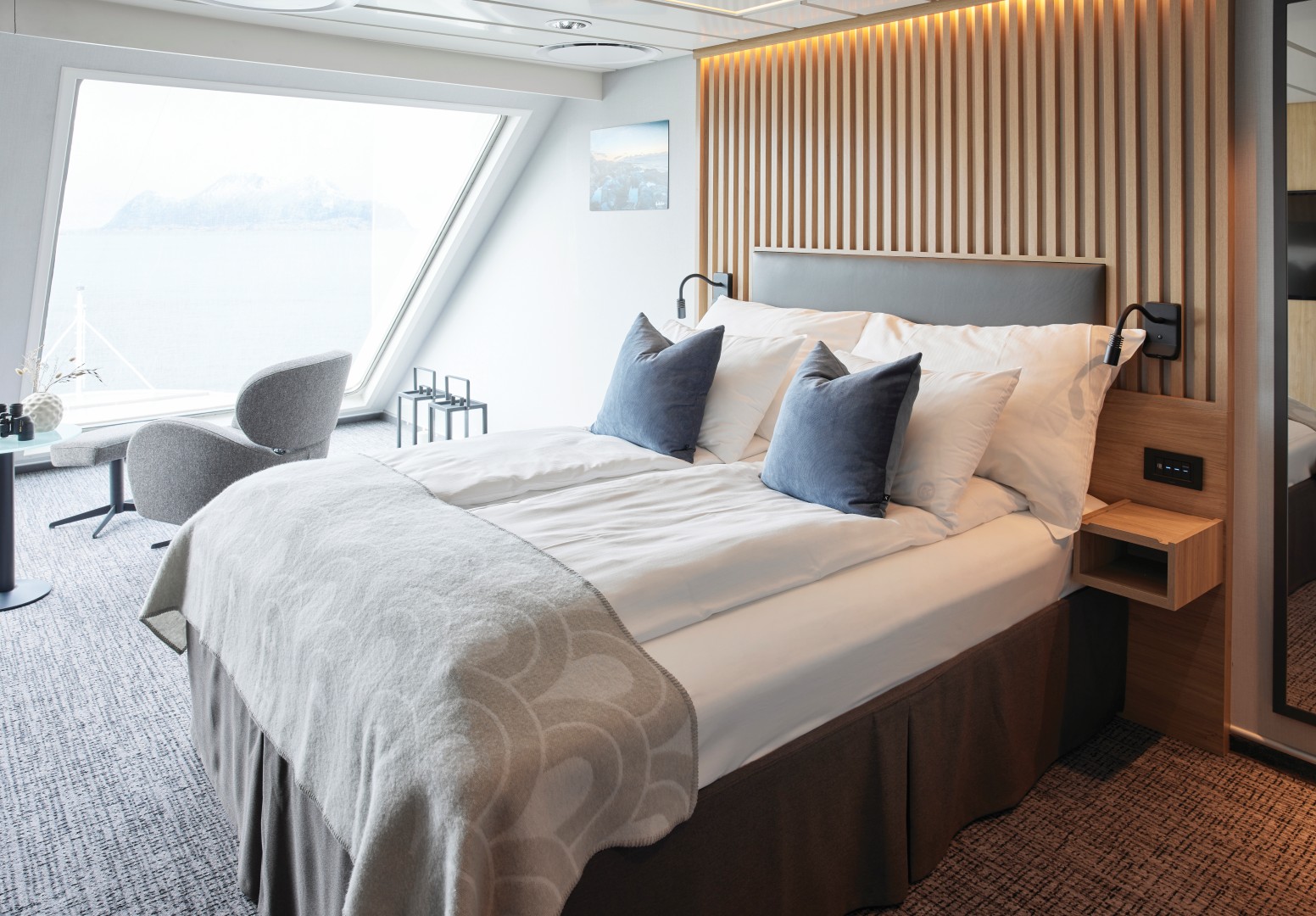 Seaview Deluxe kahyt på MS Havila